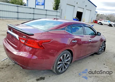 2016 Nissan Maxima 3.5 Sr z USA, uszkodzony, nr VIN 1N4AA6AP2GC438677